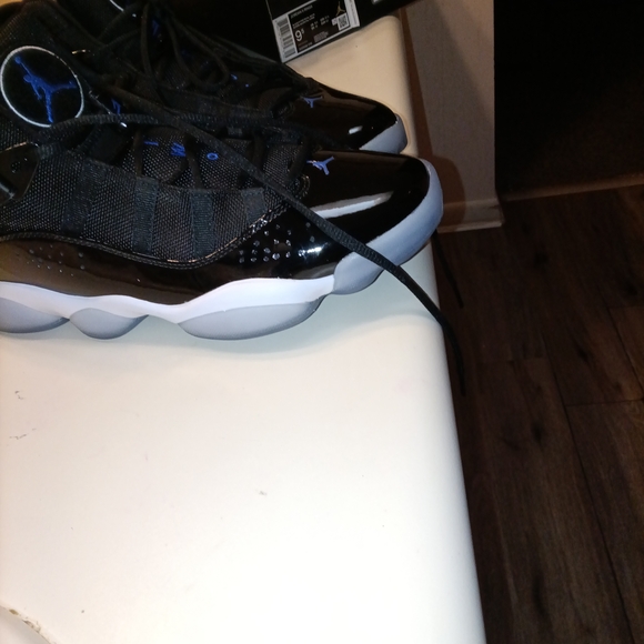 Black and Blue Athletic Sneakers